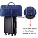 thumbnail image 3 of Bolsa de viaje Woogwin, grande, impermeable, 60 L, azul oscuro, 3 of 7