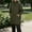 *Army Green, variant on ClodeEU Women's Waterproof Trench Coat With Hoodeid,Padded Parka Synthetic Insulated Jacket Army Green,Womens Plus L