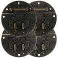 thumbnail image 1 of HINTRMENT 4pcs Drawer Hasp Latch Zinc Alloy Black Toggle Design for Box Enhancement, 1 of 5