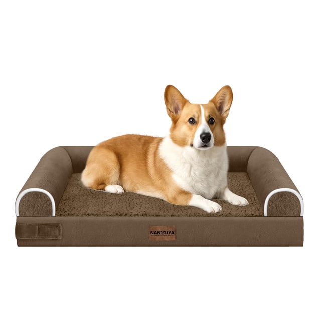 Cama para Perro NANUYA Ortopédica con Espuma Acorcholada Impermeable tipo Sofá
