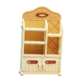 thumbnail image 3 of HILABEE Armoire d'Exposition Miniature 1/12 Mini Étagère de Rangement Rack Meuble Miniature Modèle Brun, 3 of 9