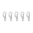 thumbnail image 1 of FAGINEY 5PCS/Bag EDC Alloy Outdoor Mini Spring Hook Keychain Carabiner Key Ring Clips Hook , locking carabiner, keychain tool, 1 of 7