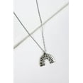 thumbnail image 5 of ARCH SHAPED AZTEC PATTERN METAL NECKLACE, 5 of 13