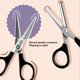 thumbnail image 3 of Juego de juguetes para cortar el cabello | Herramientas de aseo de peluquería simuladas | Accesorios de juego de plástico | Kit de salón de simulación realista | Púrpura | 14 piezas | 12x8.27x1.57in, 3 of 6