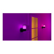Wiz Color Smart Black LED Color Smart Wall Light Fixture