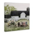thumbnail image 2 of Stupell Industries Floral Bouquet Tractor Flower Field Barn Farmhouse , 30 x 30, Design by Lori Deiter, 2 of 5