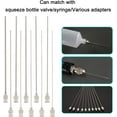 thumbnail image 5 of 10PCS 4 Inch Iron Dispensing Needle Tip 10 Mixed Size Blunt Needle with Brass Joint for Refilling Glue 15G/16G/17G/18G/19G/20G/21G/22G/23G/24G, 5 of 9