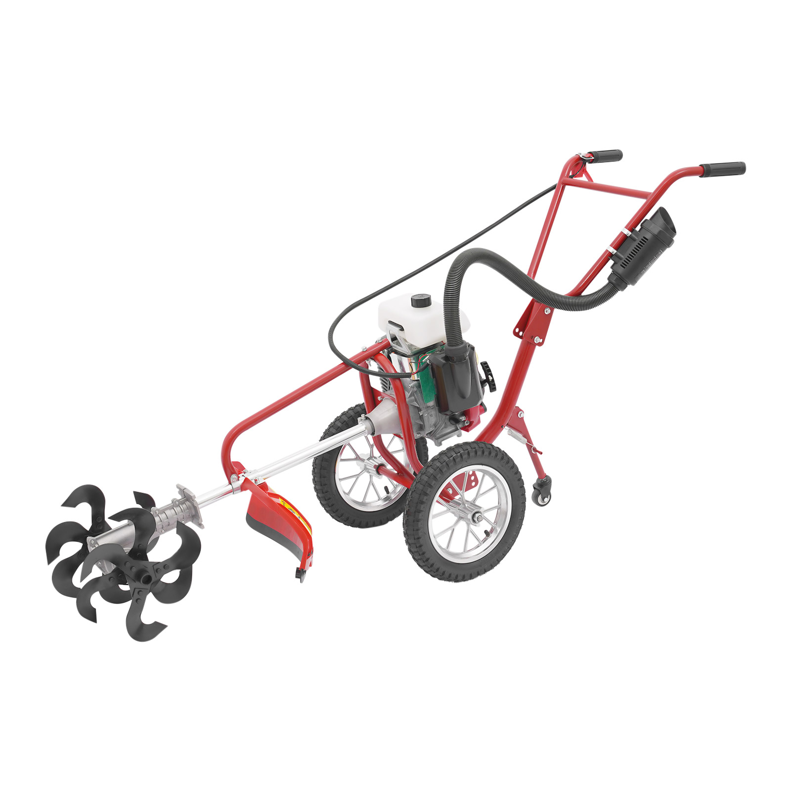 TFCFL 4-stroke Gasoline Engine Gasoline Cultivator Air-cooled Mini Cultivator Handheld Upright Micro Cultivator