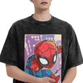 thumbnail image 3 of Spider-Man Men's Vintage Washed Drop Shoulder Short Sleeve T-Shirt, 3 of 7
