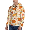 thumbnail image 3 of Salouo Pumpkin Fall Pears Pattern Men's Fall Hoodie Sweatshirt,Sport Hoodie with Pockets for Men Pullover Casual Hooded Sweatshirt-X-Large, 3 of 7