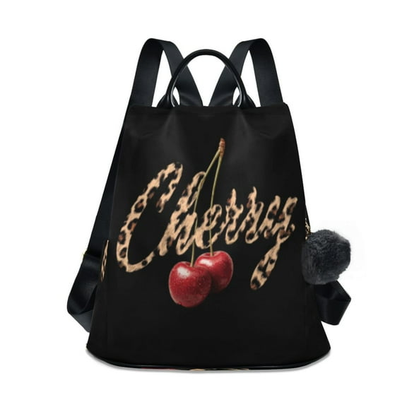DIXRUYEE Travel Backpack Casual Bag Fashion Sweet Cherry Printed