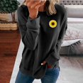 thumbnail image 2 of Gibobby Sudaderas para Mujer Sudadera de Cuello Redondo Sudadera de algodón para Mujer Sudadera Ligera(Negro,G), 2 of 4