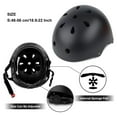 thumbnail image 6 of Tripumer Kids Bike Helmets Protective Pads Set 3-8 Years Old Boys Girls Childrens Adjustable Skateboard Cycling Helmets  Black, 6 of 11