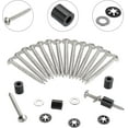thumbnail image 4 of shiyou-43 Set (172Pcs) Pegboard Mounting spacers and screws Kit, Peg Boards Installation Hardware Accessories. Include Sturdy Screws, Spacers,Washers and Lock Clips for 1/8 Inch and 1/4 Inch Pegboard, 4 of 4