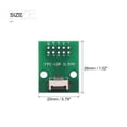 thumbnail image 2 of Placa convertidora FPC Uxcell 10P 0.5mm en el lado del conector, parte posterior 1.0mm, a DIP 2.54mm 2 paquetes, 2 of 6