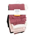 thumbnail image 2 of Hudson Baby Girls Cotton Pants and Leggings, Black Mauve, Preemie, 2 of 6