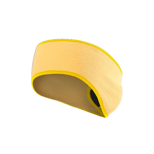 Eigraketly Running Headband Fleece Ponytail Ear Warmer Elasticidad Antipolvo Estilo simple Accesorios de motocicleta para montar Deportes al aire libre Sky Ciclismo Amarillo Eigraketly OD020006-06B
