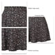 thumbnail image 5 of Falda Paraguas Para Mujer Cintura Elástica Estampada Mini Falda Corta De Cintura Alta Para Primavera Verano Otoño Negro M, 5 of 6