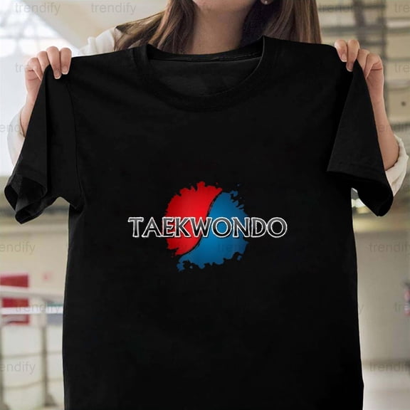 Taekwondo Black Belt Gift for Kids Men Women Martial Arts, H5952 T-Shirt, for Men and Women, Up to Size 5XL