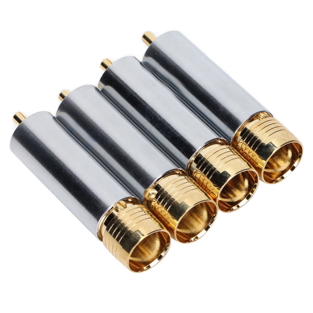 Plug 4PCS Preffair/R1722 Audio Connector Gold Plated Self Locking Solderless Connector