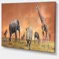 thumbnail image 2 of Panorama Faune des Savanes - Impression sur Toile Africaine, 2 of 3