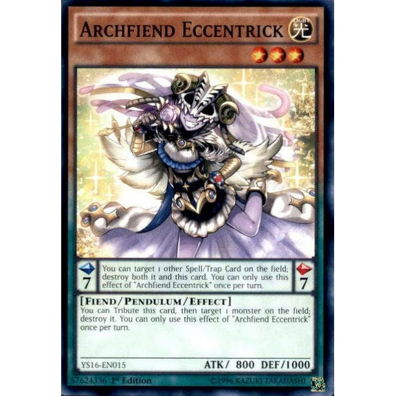 YuGiOh 2016 Starter Deck Yuya Common Archfiend Eccentrick YS16-EN015