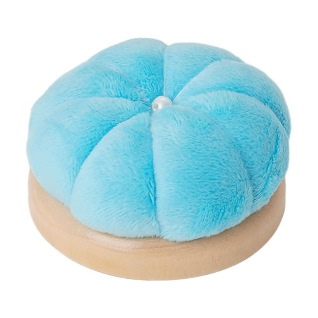 simhoa Pumpkin Pin Cushion Compact Accessory Pincushion for Office Embroidery Table Blue