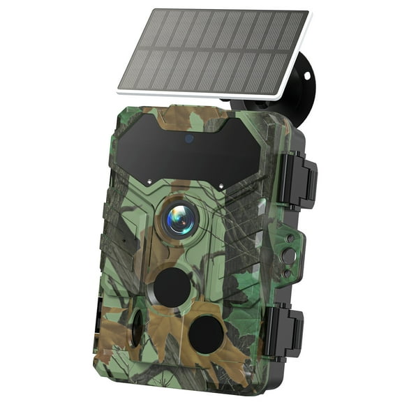 Camera Solar Camera Outdoor 32MP Infrared Night  WiFi IP66 Water Proof Wildlife Wireless Trail Camera