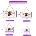 thumbnail image 5 of Back to School Cute Wirehaired Pointing Griffon Landscape Wood Sign Dog Lover Hanging Wall Home Decor - 13010, 5 of 5