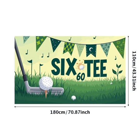 LUUFILx Green Black Triangular Pennant Banner Golf Themed Decorations for Golf Tournaments Golf Parties Golfing Events Golf Club Gatherings Golf Themed Celebrations
