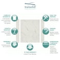 thumbnail image 4 of Transolid EWK603672-41 Expressions 3-Panel Shower Wall Kit, 36-in L x 60-in W x 72-in H, Bianca, 4 of 7