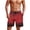 Bat Red, variant on Mens Camo Swim Trunks Camouflage Deer Print Quick Dry Bathing Suit Men Board Shorts for Beach, Pool, Fishing Man 3XL
