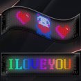 thumbnail image 4 of LED Matrix Panel Portable BT Flexible Display Full-Color In-Car Advertising Screen APP Control IP65 Waterproof, 4 of 8