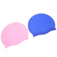thumbnail image 2 of Gorros de natación de silicona duraderos, gorro de natación de 2 piezas Gorro de natación unisex Diseño a prueba de futuro, 2 of 9