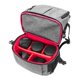 thumbnail image 5 of Cámara DSLR Impermeable Tela Oxford Hombros Mochila SLR Caso (gris), 5 of 7