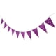 thumbnail image 1 of Banderín Triangular de Punto de Cumpleaños Yotijar Decoración Colgante Empavesado Morado, 1 of 8