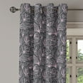 thumbnail image 3 of Ambesonne Grommet Curtain, , 50"x72", Lilac and Charcoal Grey, 3 of 5