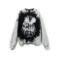 thumbnail image 6 of Niepce Inc Cotton Streetwear Hip Hop Graphic Printed Crewneck Sweatshirt （Men’s）, 6 of 6