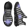 thumbnail image 1 of Zapatillas deportivas ligeras con plataforma y cordones para mujer, de malla con estampado EMT First Responder EMS, tenis médicos, 1 of 6