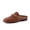 Cognac, variant on Yummy Slip On Womens Mules, Business Casual Loafers for Women with Low Heel and Metal Chain Detail