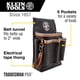 thumbnail image 2 of Bolsa para herramientas Klein Tools Tradesman Pro™ con 6 bolsillos, 2 of 7