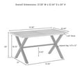 thumbnail image 2 of Otto 4 Piece Outdoor Loveseat Patio Furniture Set Gray, Matte Black - Loveseat, Coffee Table, & 2 Armchairs, 2 of 17
