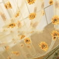 thumbnail image 5 of Sunflower Pattern Curtain Sunflower Curtain Flowers Organza Curtain Sunflower Window Curtain Floral Sheer Curtains Sunflower Pattern Curtain Home Decoration Polyester Fibre Window, 5 of 5