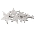 thumbnail image 1 of Womens Brushed Metal French Star Clips Spring Barrettes Ponytail Holder Silver Sunnimix Pasadores de primavera franceses, 1 of 8