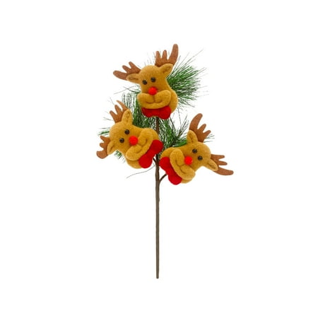 

Simulation Of Pine Needles Single Christmas Reindeer Christmas Tree Greenery Decorative Flower Arrangements Pine Needles Single Branch