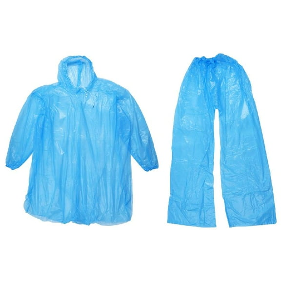 SDFGTstore Disposable Raincoat Rain Pants Rain Poncho for Outdoor Camping Festivals Hiking Dustproof Waterproof Protective Clothing