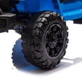 thumbnail image 6 of Arnahaishe 12V Electric Jeep Ride On Car with Parent Remote Control, Dual Drive, Bluetooth and MP3, Riding Toy Gift for Kids Aged 2-4, Blue, 6 of 12