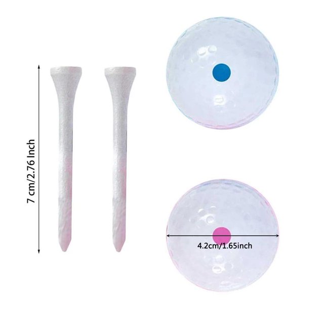 Género Reveal Balls Juego De Bolas Explosivas Niña O Niño Baby Reveal Ideas Que Incluye 1 Rosa Y 1 Azul Y 2 Camisetas De Madera ANGGREK Gender Reveal Balls
