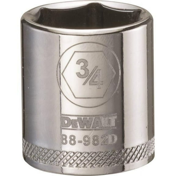 Stanley Tools 227882 0.75 in. 6 Point Socket - 0.37 in. Drive