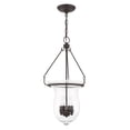 thumbnail image 4 of 50298-91-Livex Lighting-Canterbury - 4 Light Pendant-27 Inches Tall and 14 Inches Wide-Brushed Nickel Finish    -Traditional Installation, 4 of 6